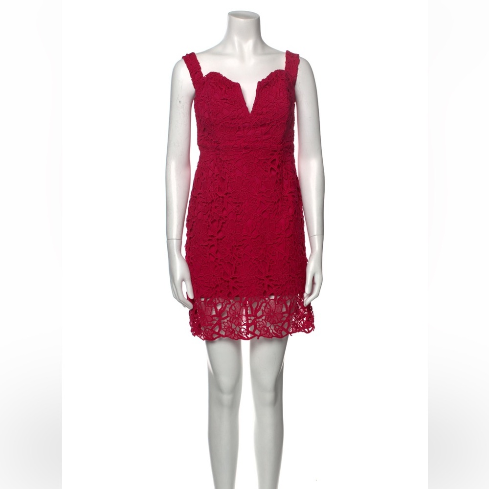 ASTR Sleeveless Shift dress with a built in corset, pink, Size S